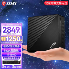 微星（MSI） Cubi-5 迷你游戲設(shè)計(jì)臺(tái)式電腦10代i5主機(jī)商用辦公家用學(xué)習(xí)微型計(jì)算機(jī) Cubi-5 Intel-i5-10210U 定制五：8G內(nèi)存 256G固態(tài)+1T機(jī)械